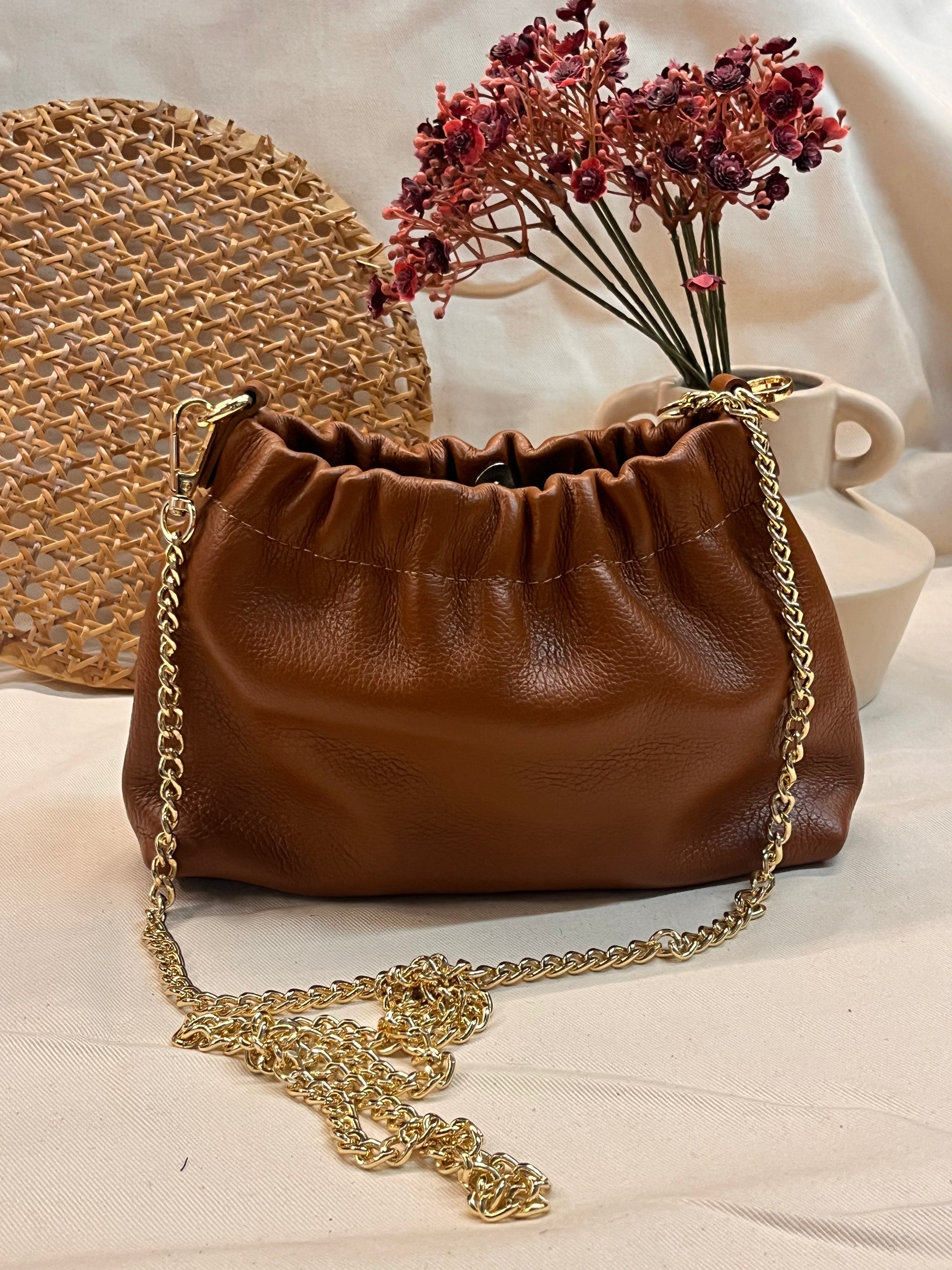 Sac bandouliere Gemma – Camel – Loëla