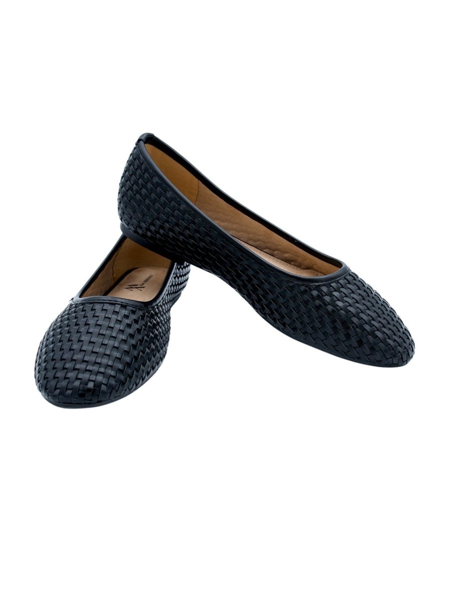 Ballerines Provence NOIR - VANESSA WU Mocassin pour femme