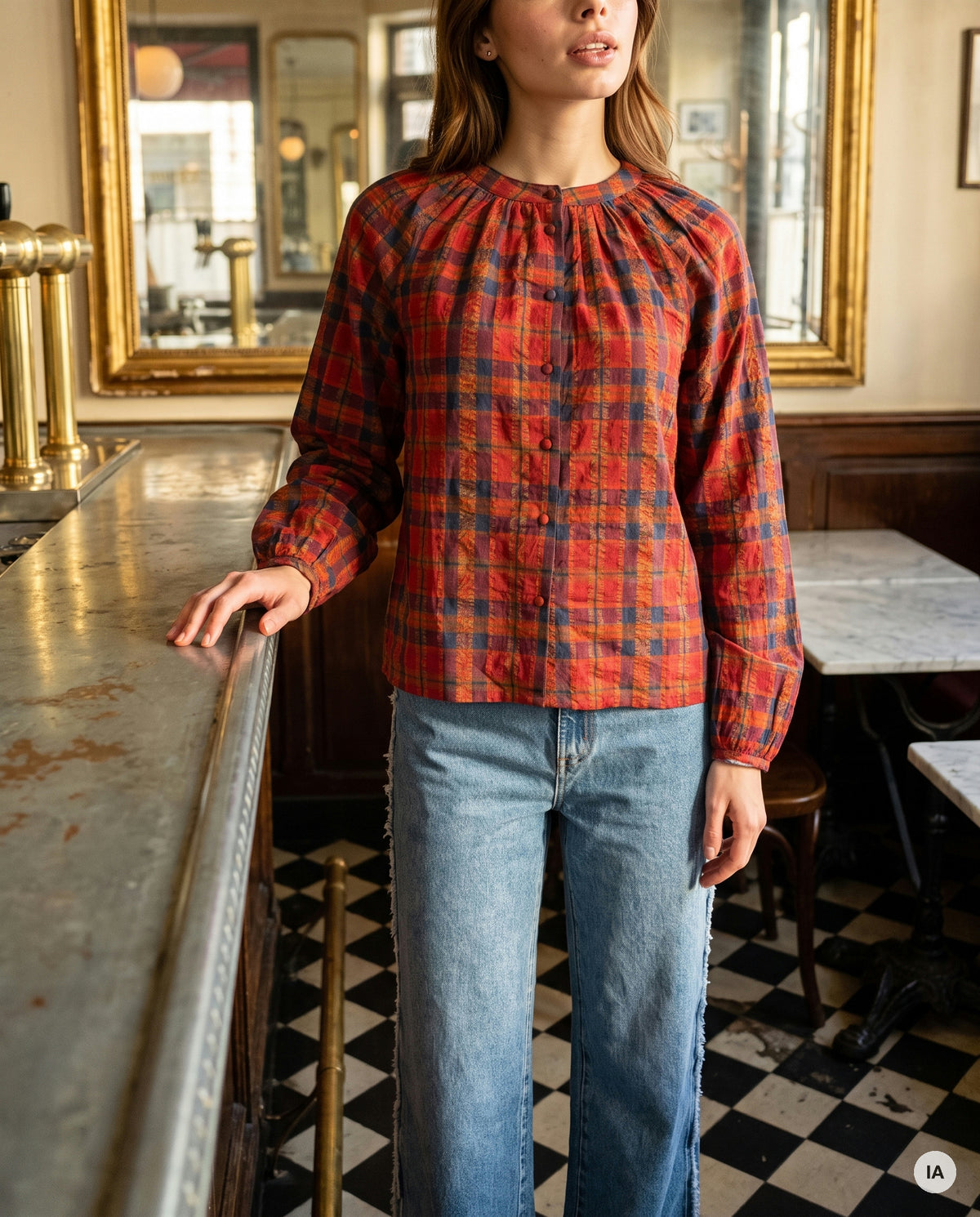BLOUSE BORNEO - CHARLIOR Top — Image générée par IA
