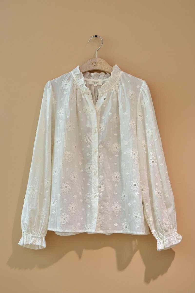 Blouse Denise IVOIRE - YCOO Top