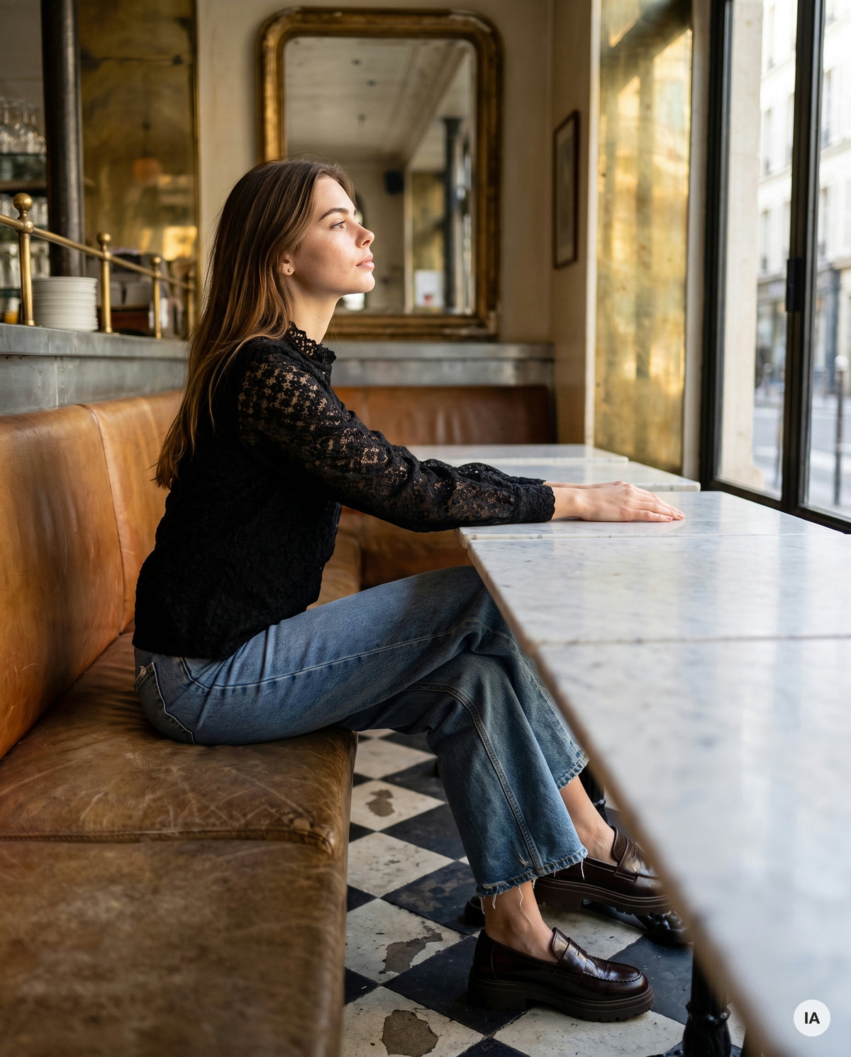 BLOUSE ROMINA - CHARLIOR Top — Image générée par IA