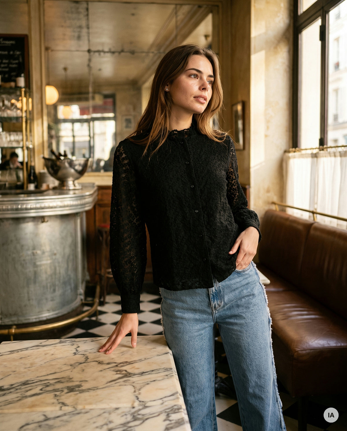 BLOUSE ROMINA - CHARLIOR Top — Image générée par IA