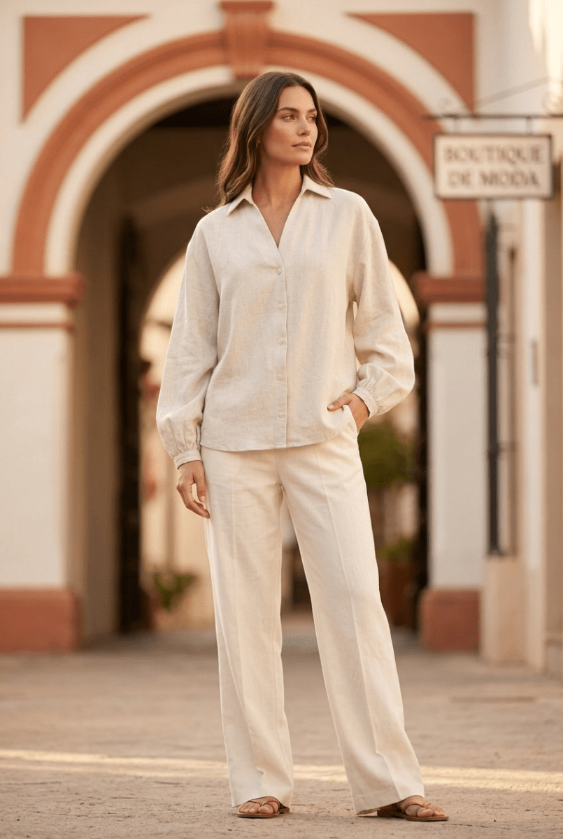 CHEMISIER ANAHI LIN - RUE MAZARINE TOP