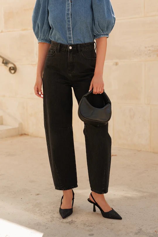 Jean Brandy GRIS ANTHRACITE - ORAIJE Pantalon