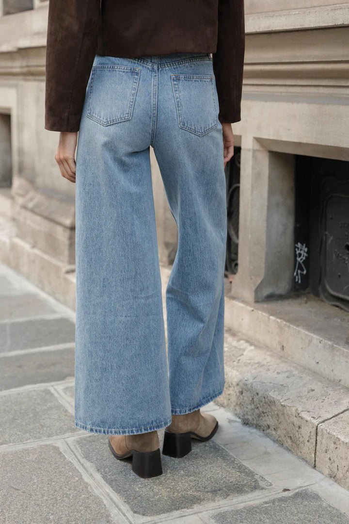 Pantalon Barnes BLEU MOYEN CLAIR - ORAIJE Pantalon