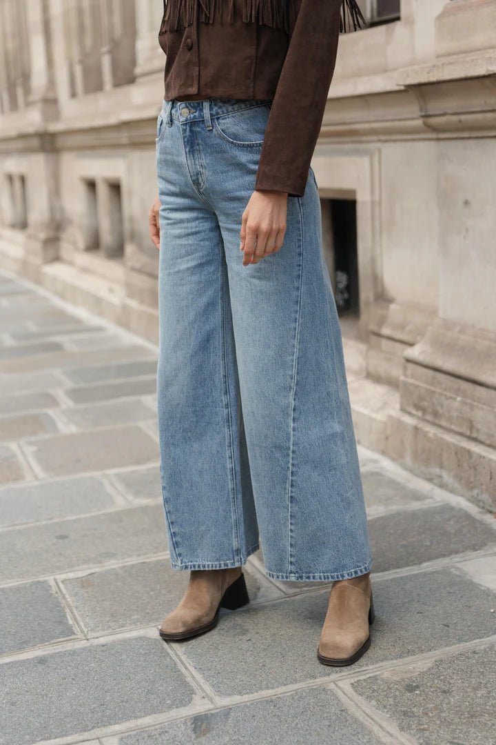 Pantalon Barnes BLEU MOYEN CLAIR - ORAIJE Pantalon