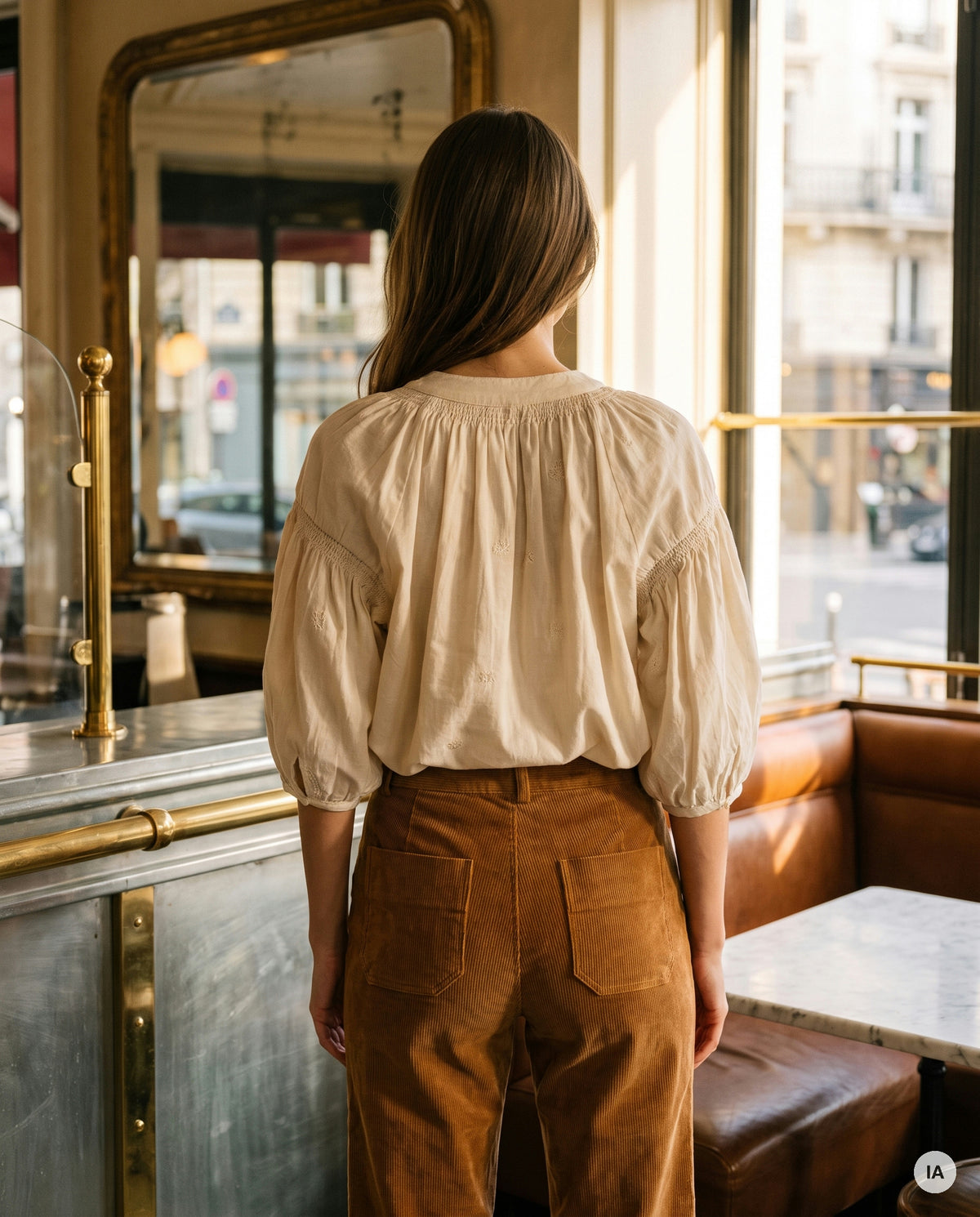 PANTALON CANELLE POLLEN - ORFEO Pantalon — Image générée par IA