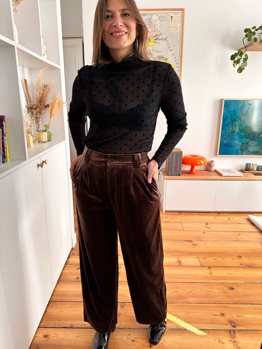 Pantalon Gabriel CHOCO - SEEUSOON Pantalon