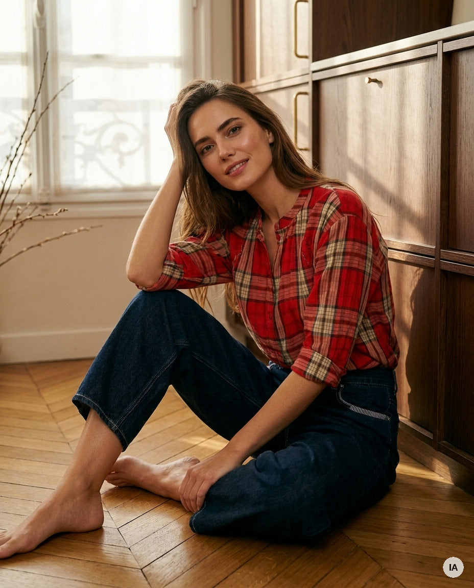 PANTALON GRAYSON BRUT - ORFEO PANTALON — Image générée par IA