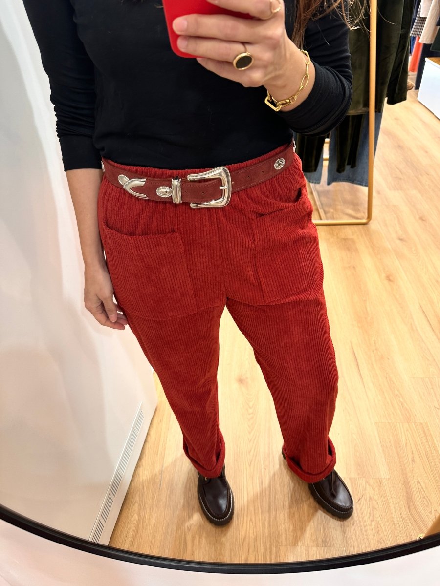 Pantalon Herman ROUGE - OPULLENCE Pantalon