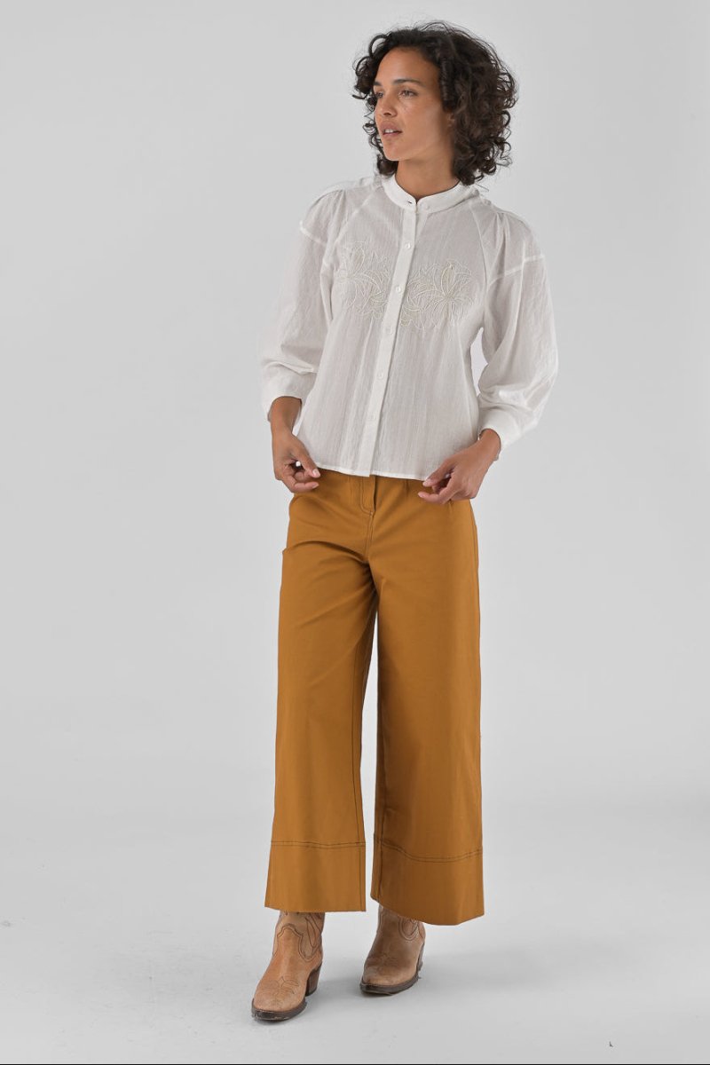 PANTALON OLIVIE CAMEL - ORFEO PANTALON