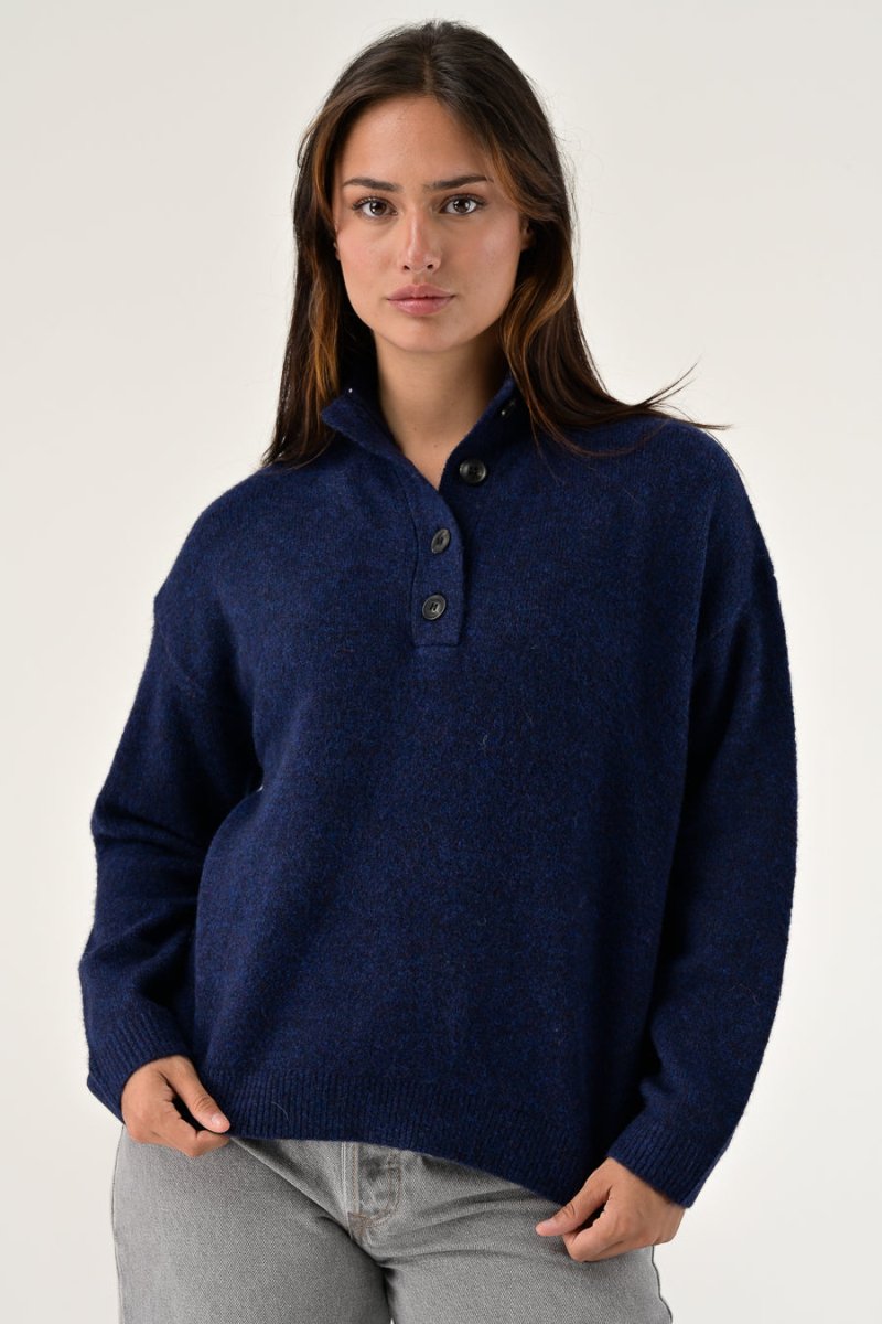 PULL NATHANIELLE Navy - ORFEO PULL