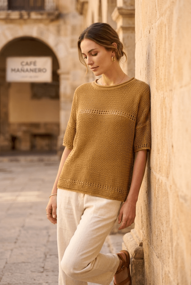 PULL OCEANE NOISETTE - RUE MAZARINE PULL