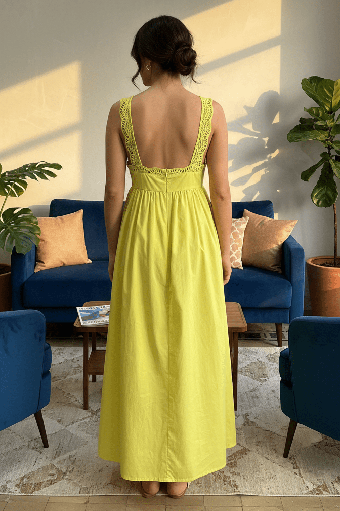 RIVANA Jaune - LAUREPLUSMAX Robe