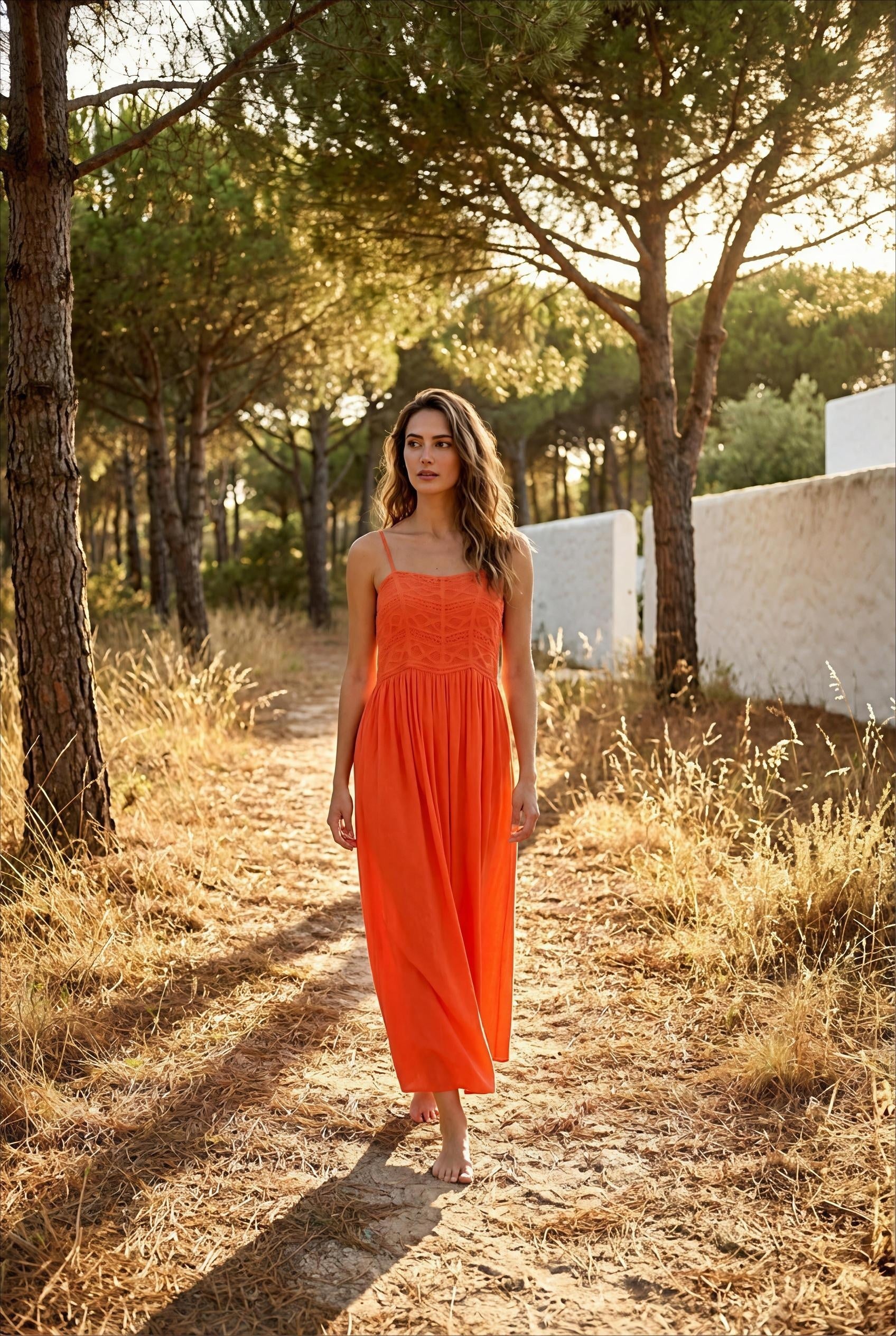ROBE COCONUT ORANGE - RUE MAZARINE Robe
