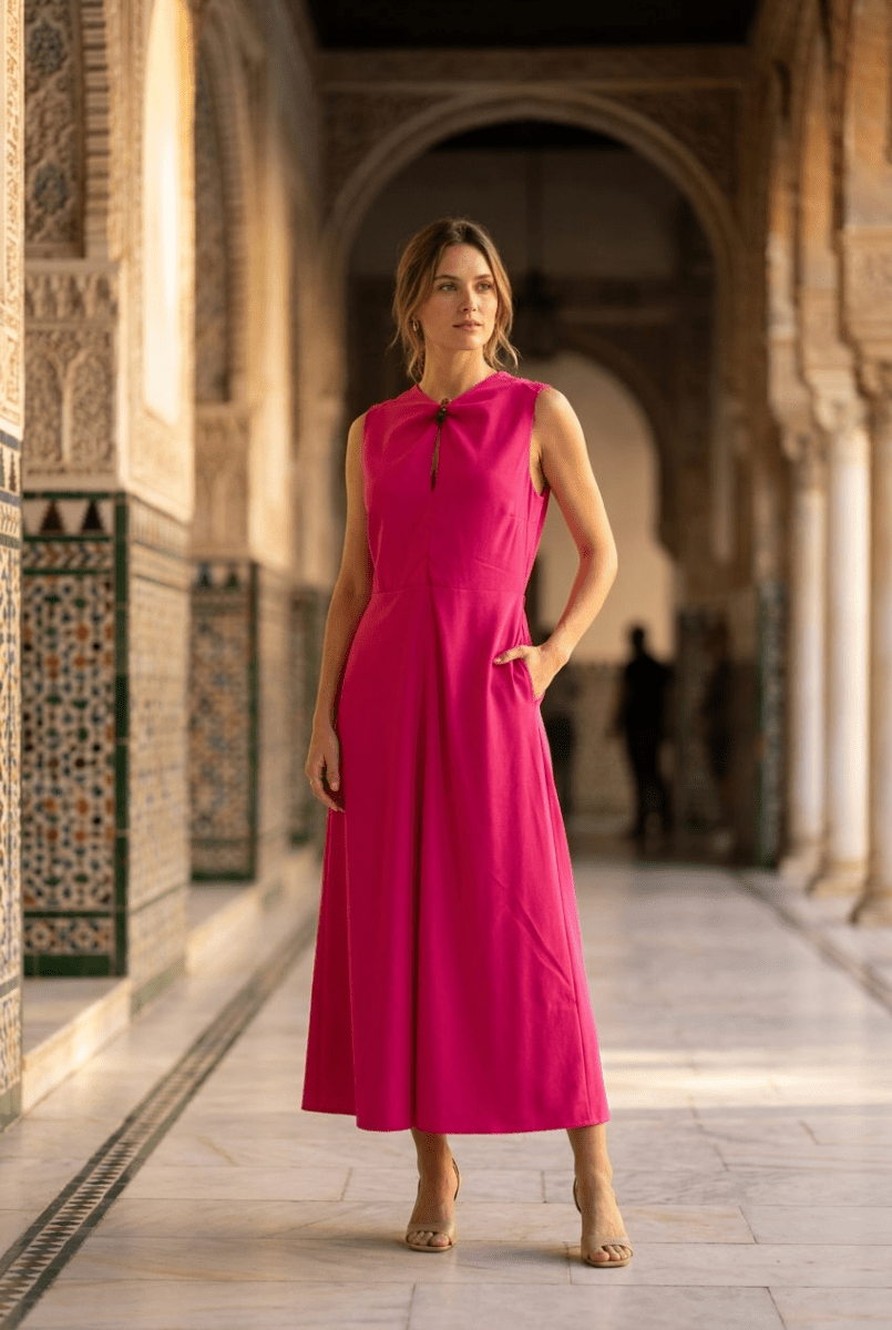 Robe Maezra FUCHIA - ANGE Robe