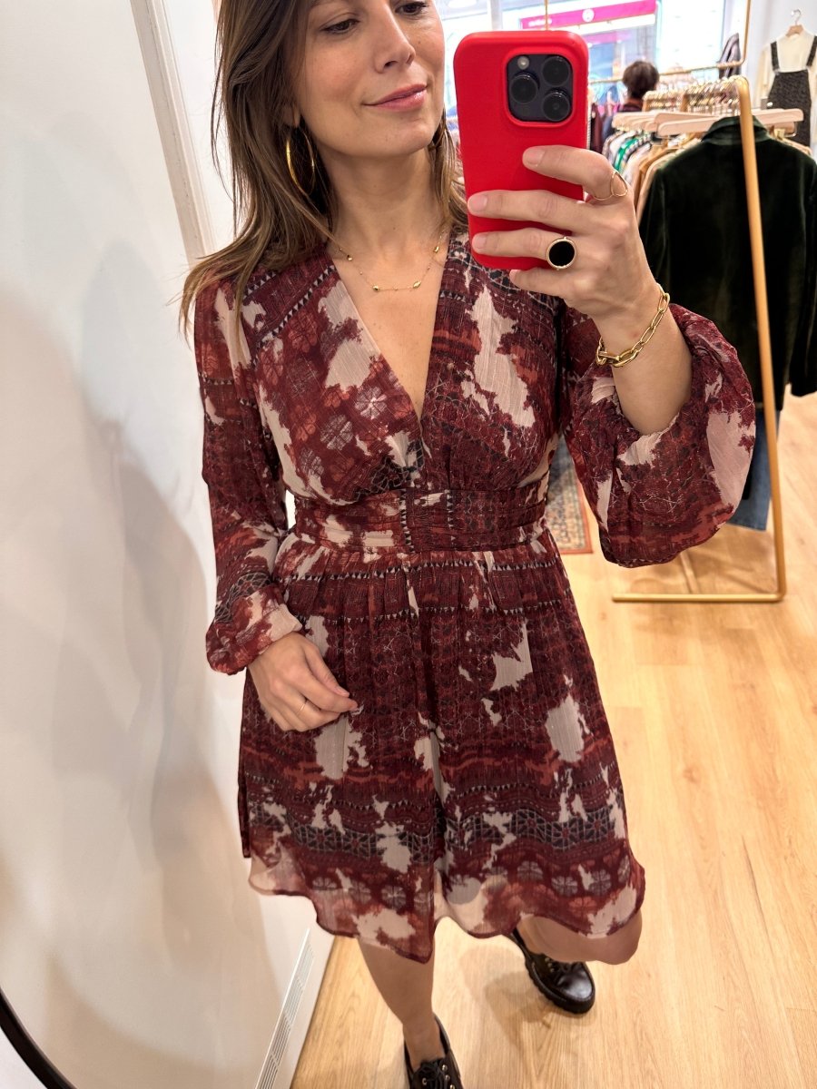 Robe Perrine BORDEAUX3 - YCOO Robe