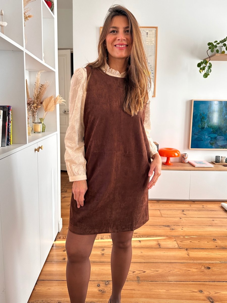 Robe Sidonie CHOCOLAT - YCOO Robe