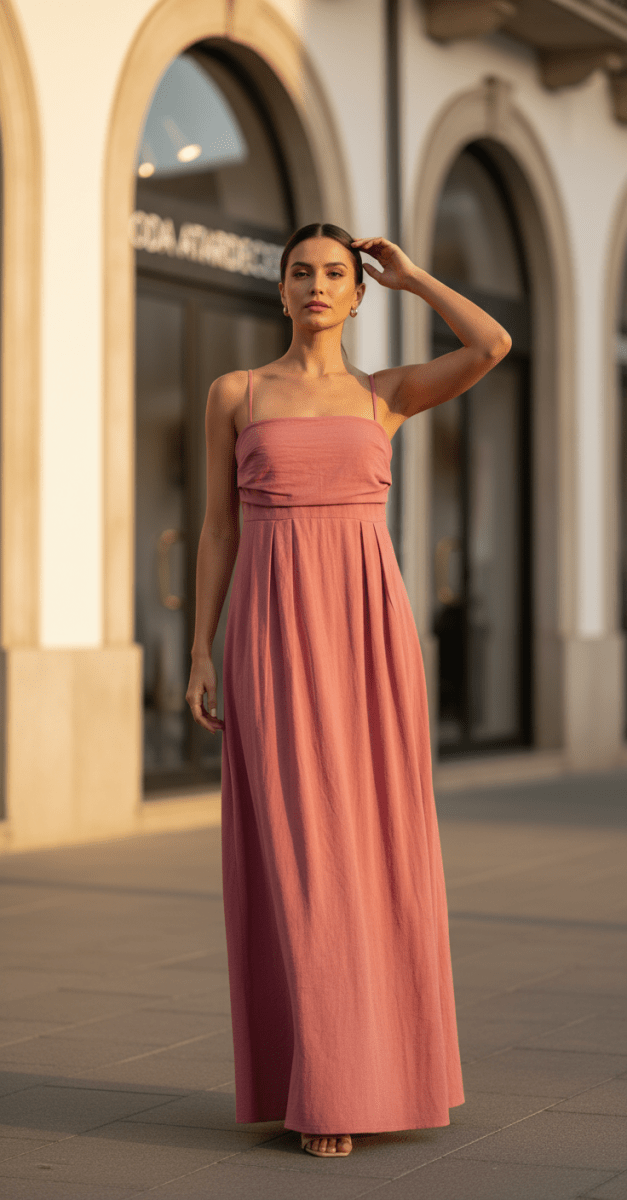 Robe Surima DARK PINK - THE KORNER DRESS