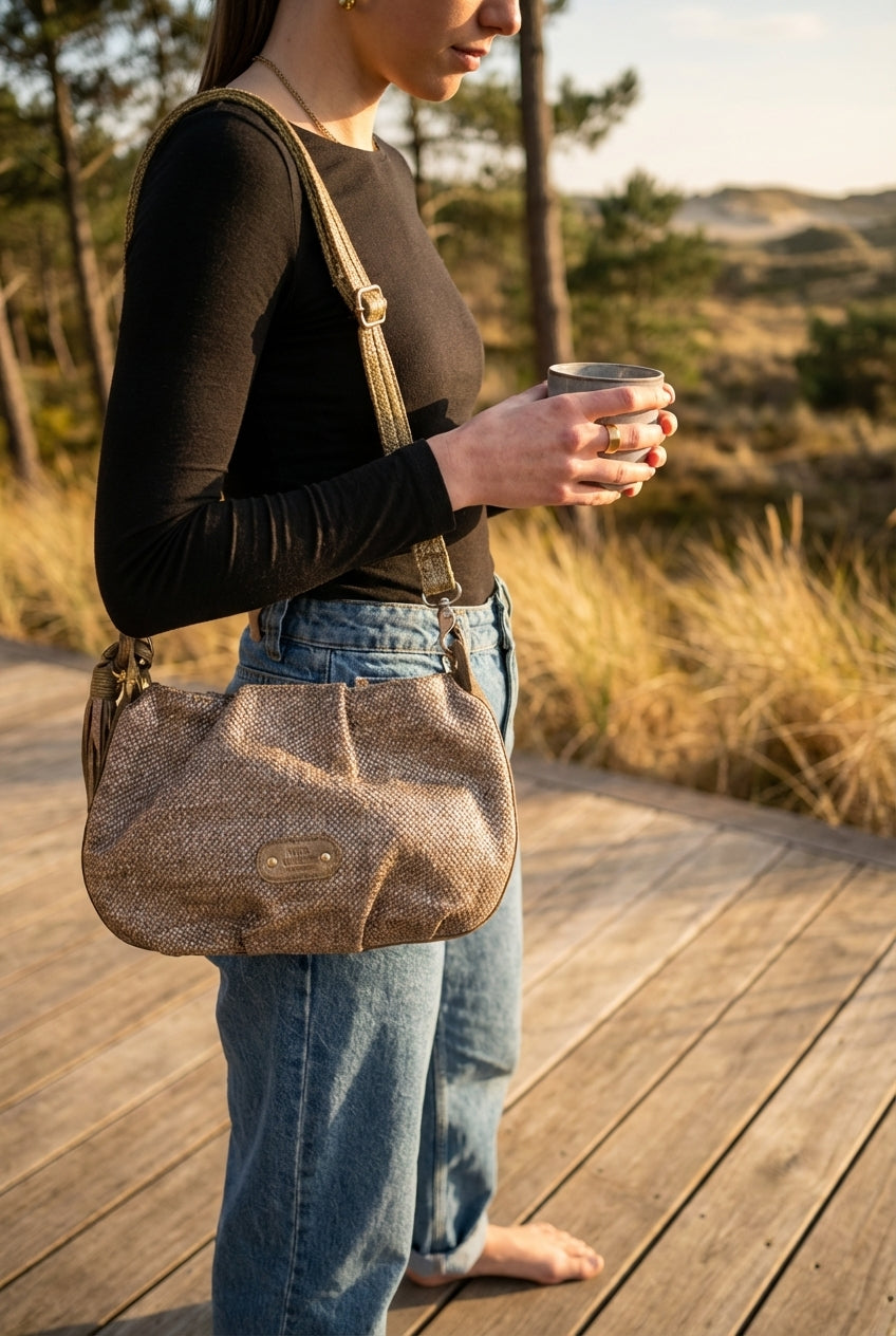 SAC PRISCIA BRONZE - MILA LOUISE Sac à main