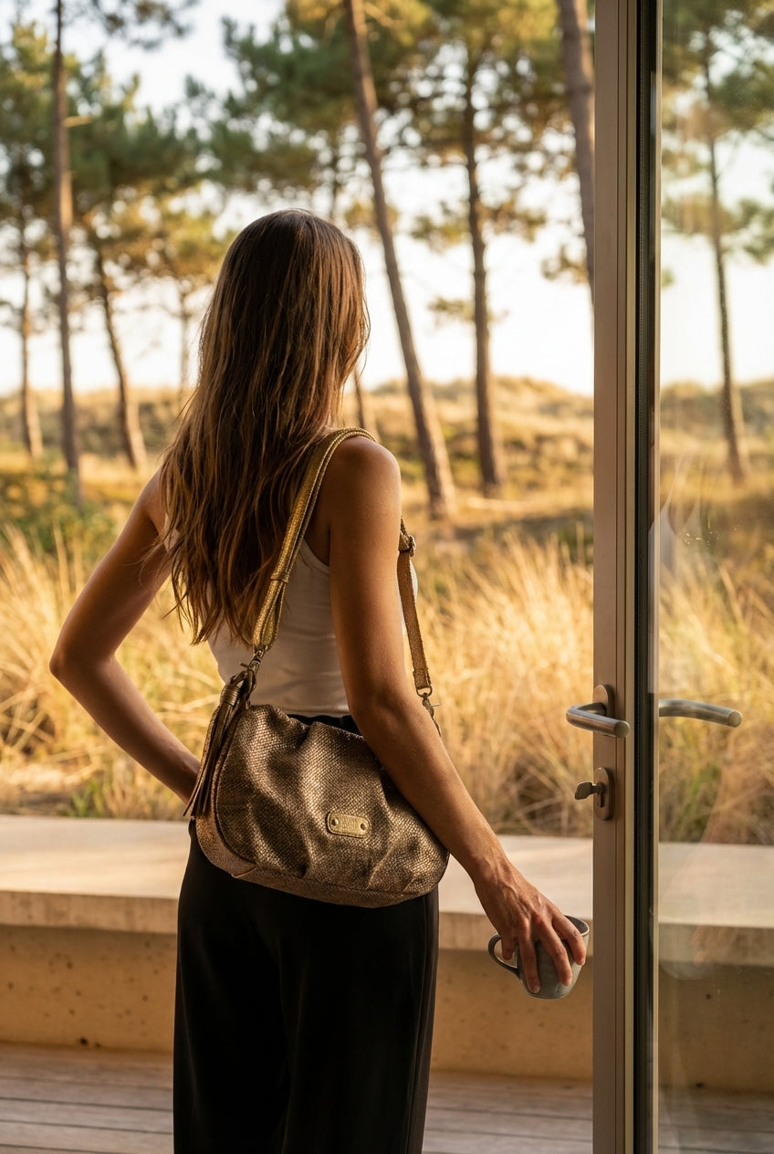 SAC PRISCIA BRONZE - MILA LOUISE Sac à main