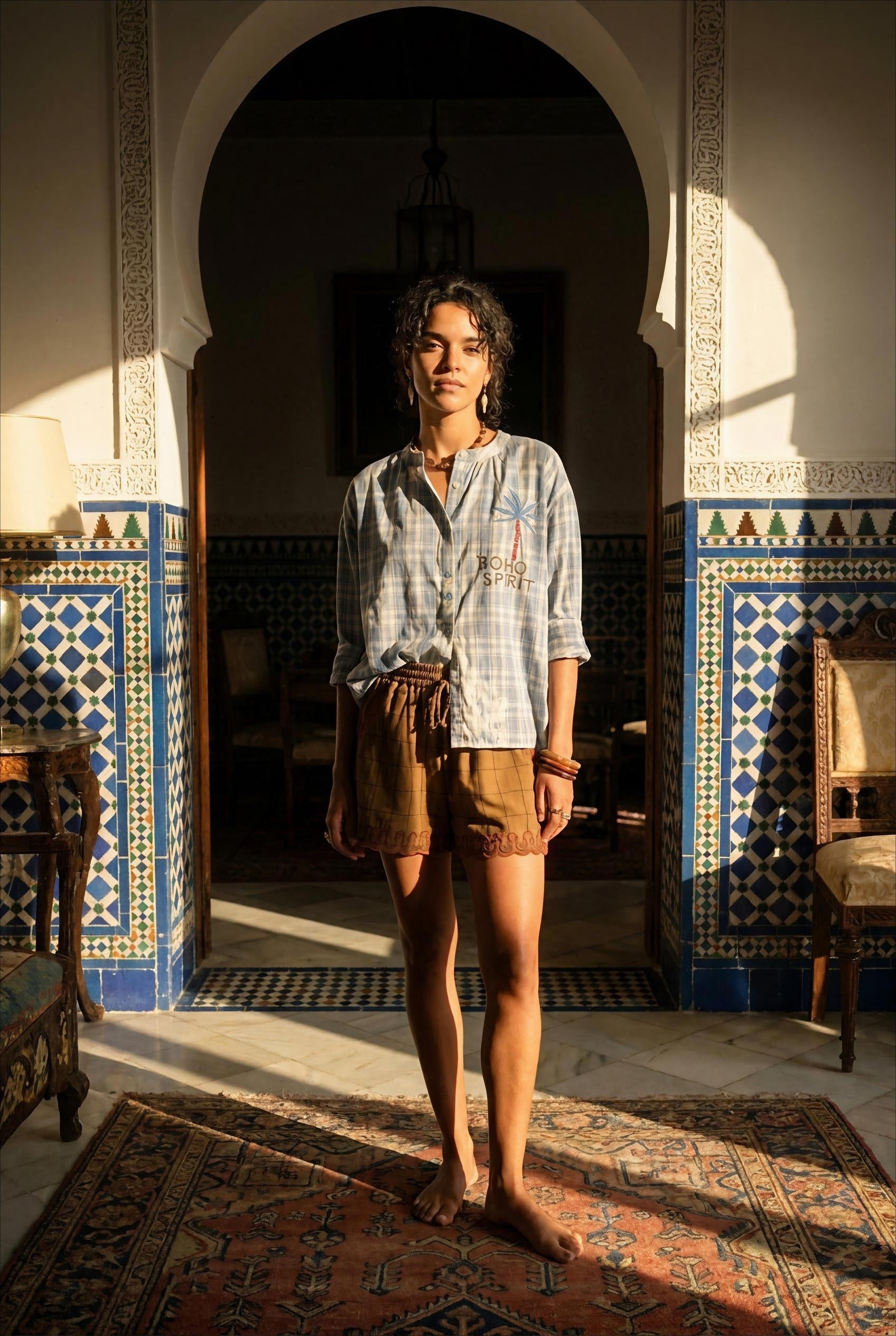 SHORT LAURA CHOCO - ORFEO SHORT