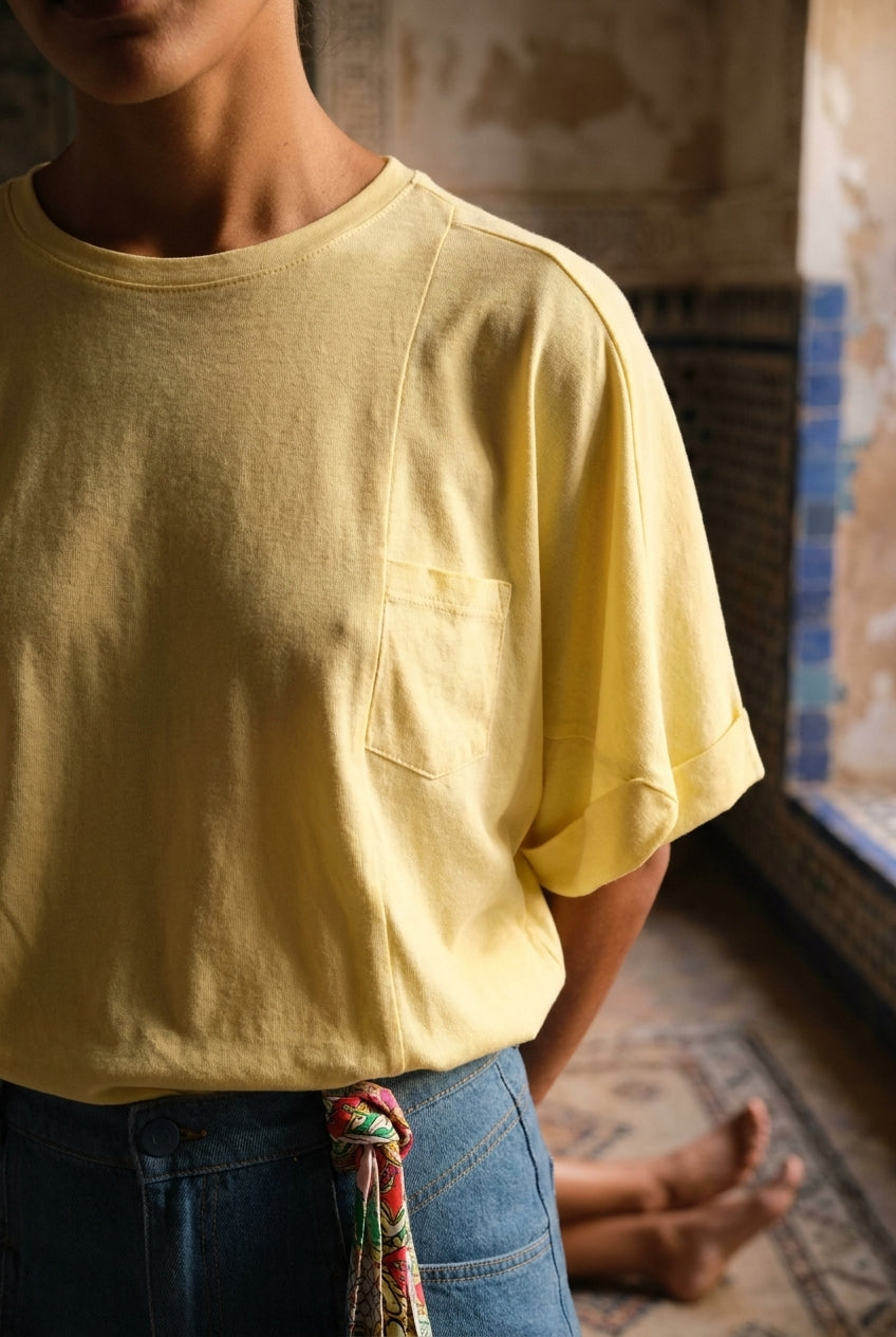 T-SHIRT AVA BEURRE - ORFEO T-SHIRT