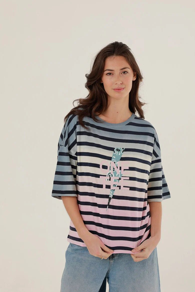 T-shirt AVA STONE BLUE - ONE TEE T-shirt