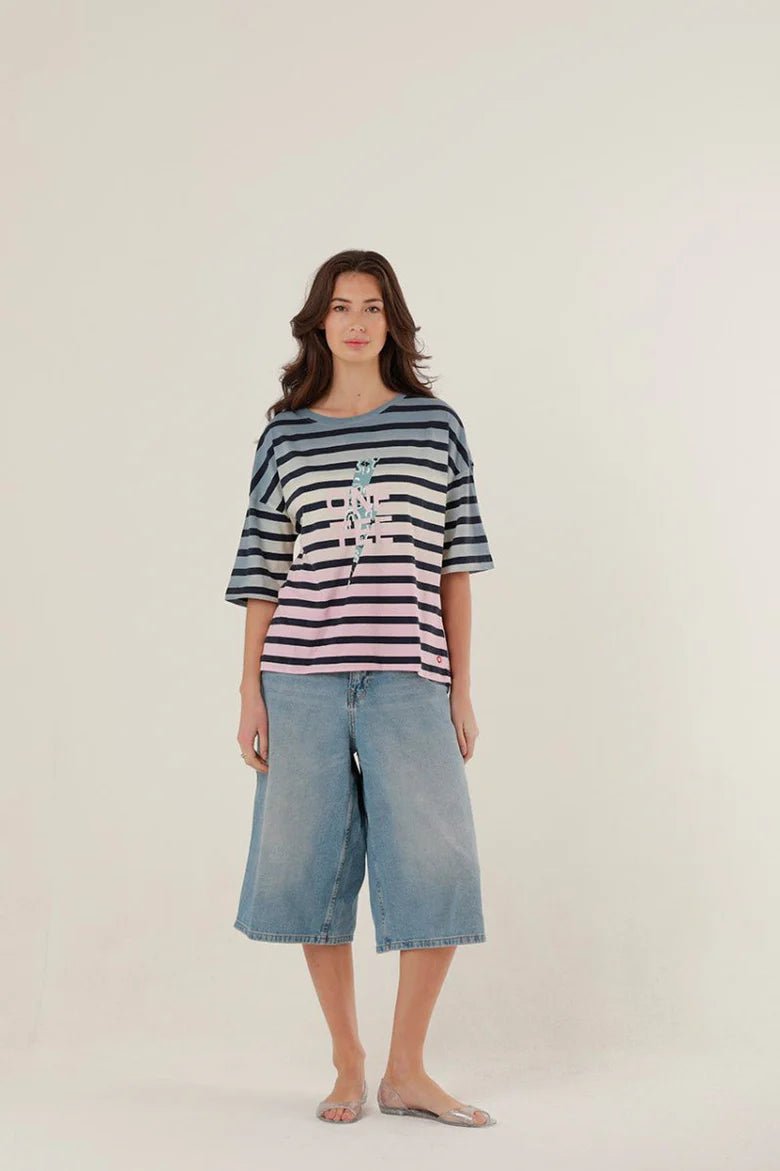 T-shirt AVA STONE BLUE - ONE TEE T-shirt