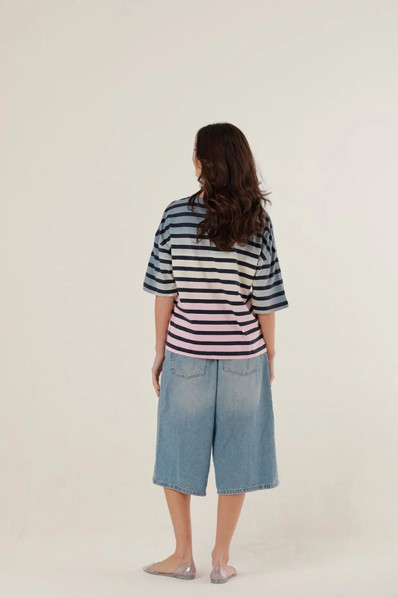 T-shirt AVA STONE BLUE - ONE TEE T-shirt