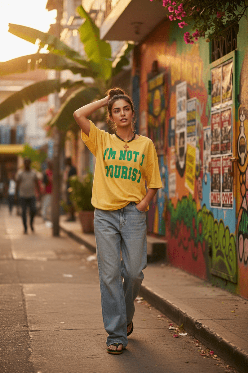 T-shirt Margareth YELLOW - ONE TEE T-shirt