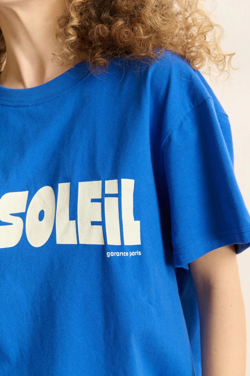 TEE SHIRT SOLEIL BLEU ELECTRIQUE - GARANCE T - SHIRT
