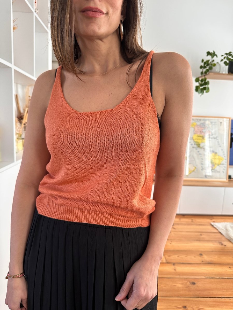 Top Ava BRIQUE - SEEUSOON Pull