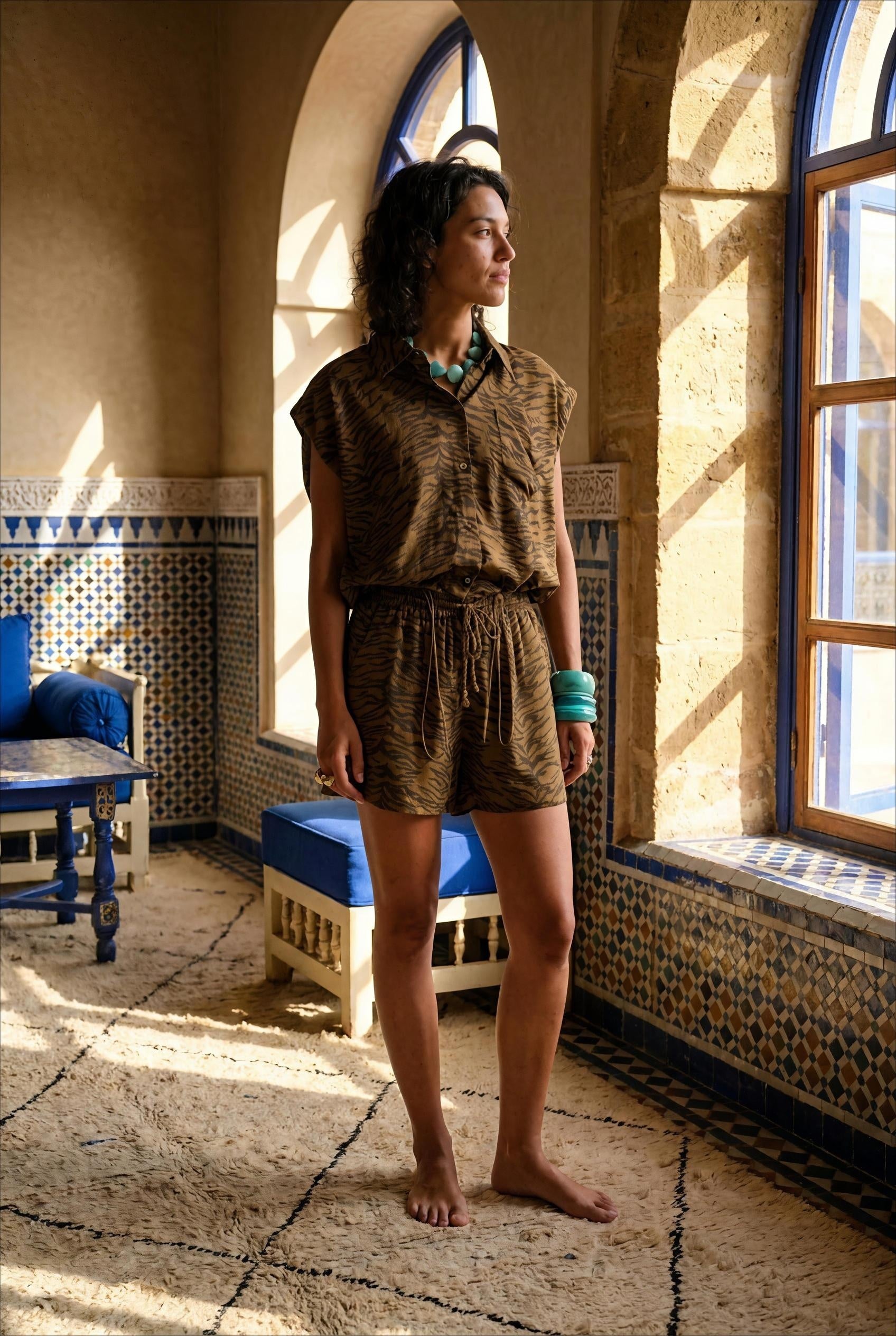 TOP GABIN LEOPARD - ORFEO TOP