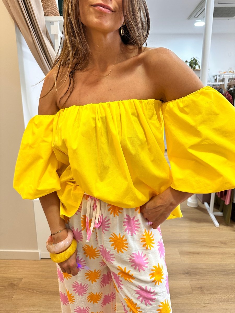 Top Kelly JAUNE - L’ESSENTIEL Top