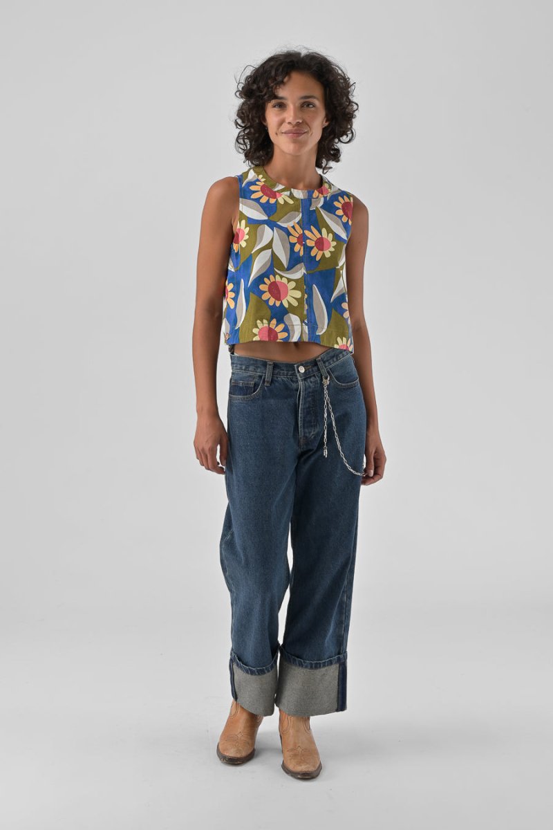 TOP MILLIE RETRO BLOOM - ORFEO TOP