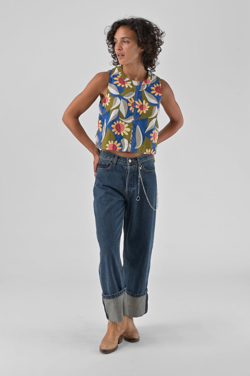 TOP MILLIE RETRO BLOOM - ORFEO TOP