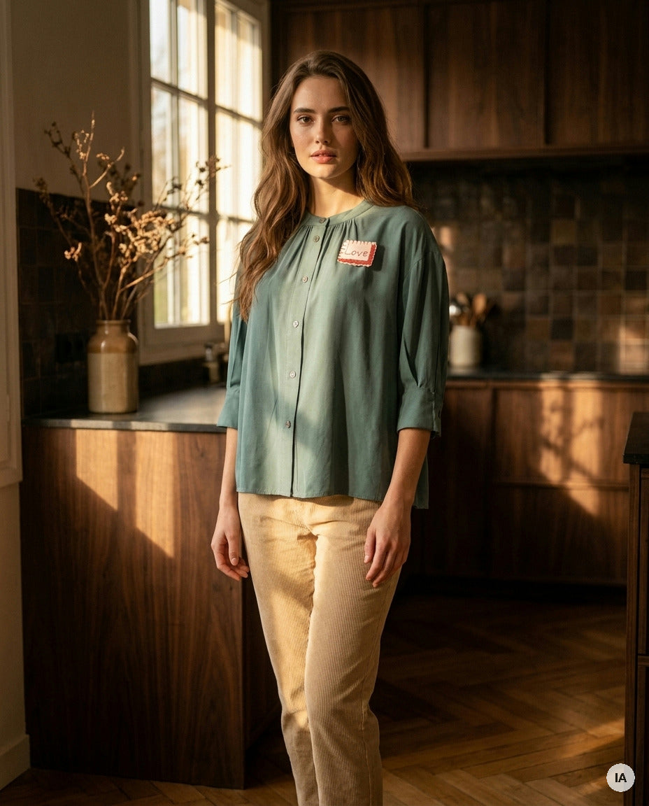 TOP SIMONE BRUME - ORFEO TOP — Image générée par IA