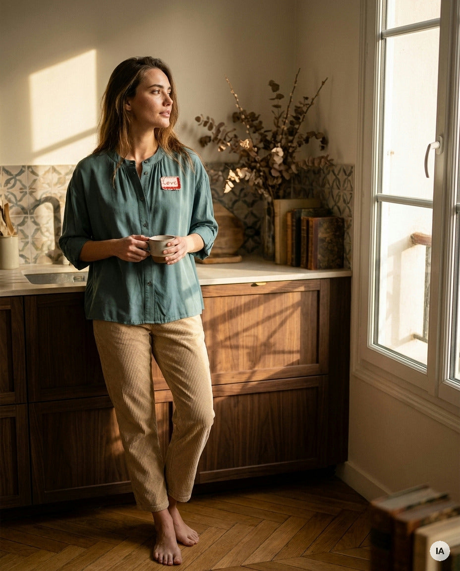 TOP SIMONE BRUME - ORFEO TOP — Image générée par IA
