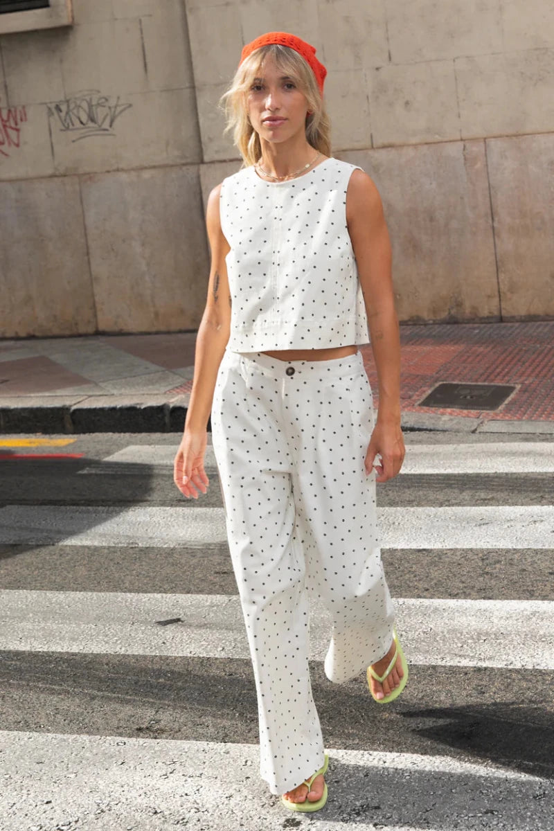 TOP TACO DAISY BLANC - LAUREPLUSMAX Top