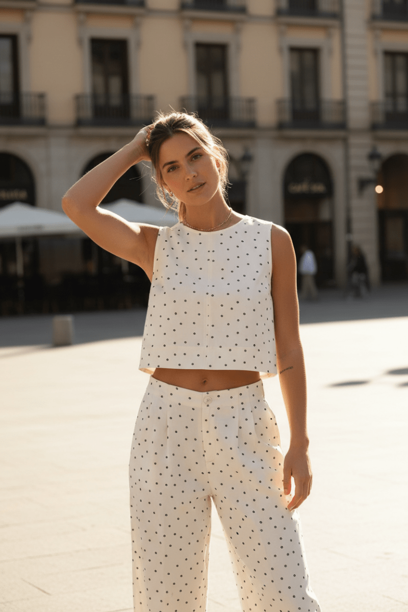 TOP TACO DAISY BLANC - LAUREPLUSMAX Top