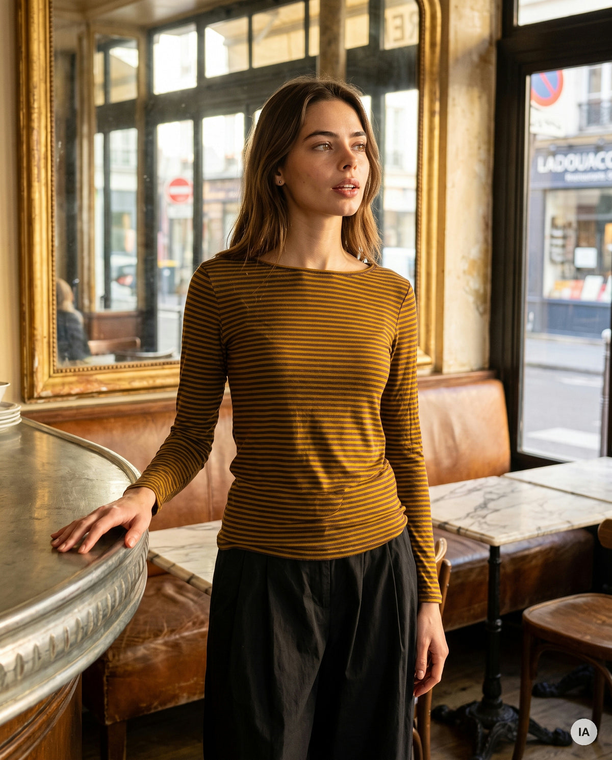 TSHIRT GIALLO JAUNE - W STUDIO Top — Image générée par IA