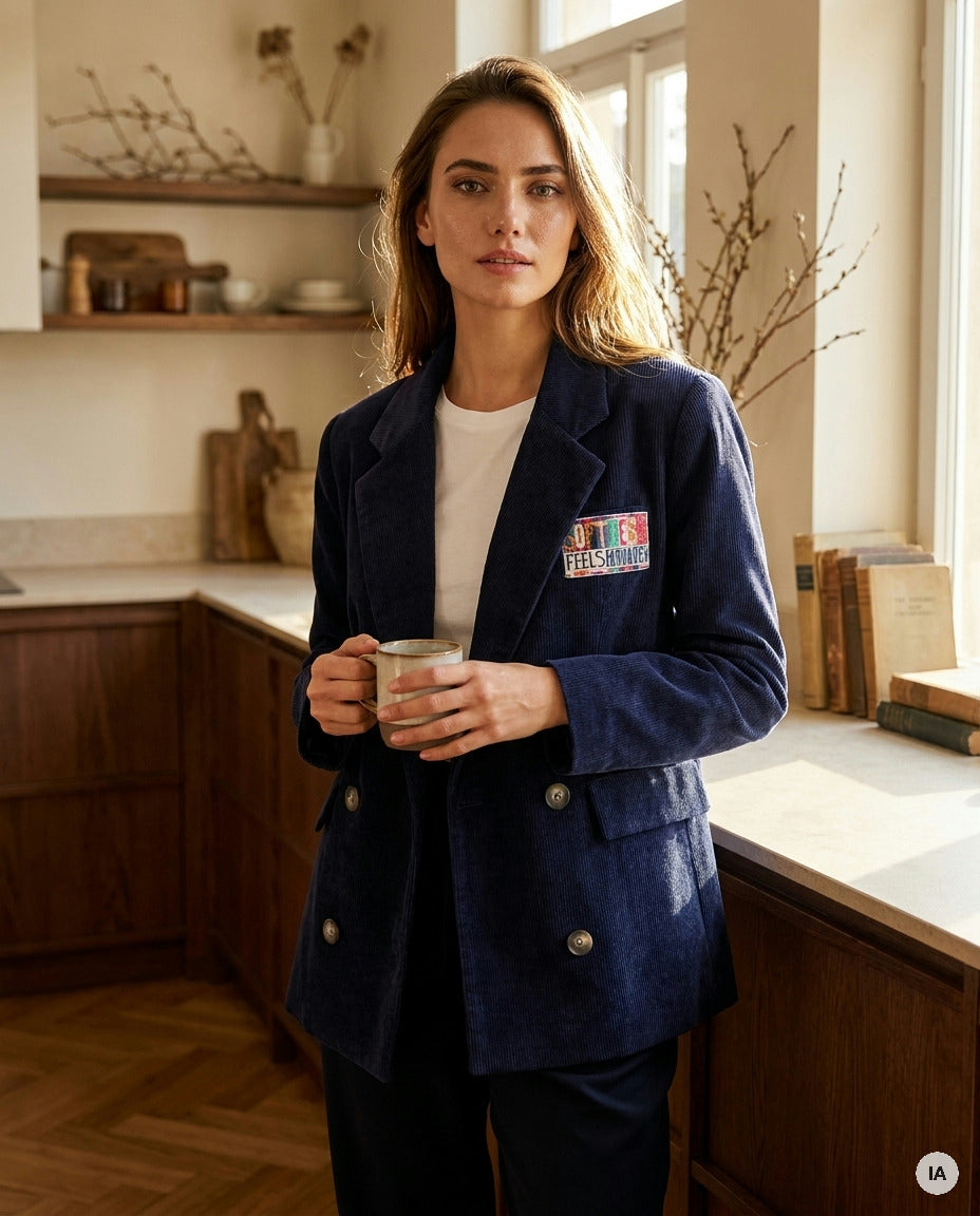 VESTE ADRIEL NAVY - ORFEO Veste — Image générée par IA