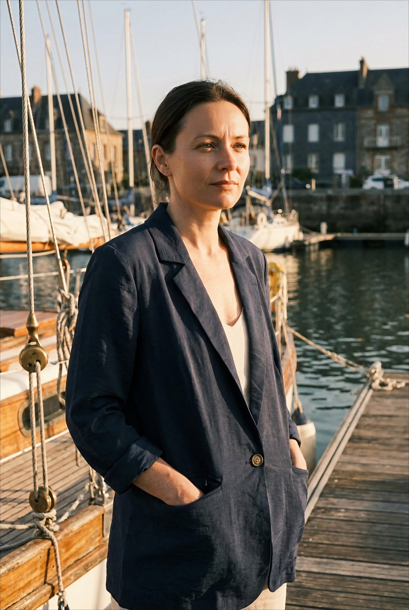VESTE ANGELA MARINE - YCOO Veste