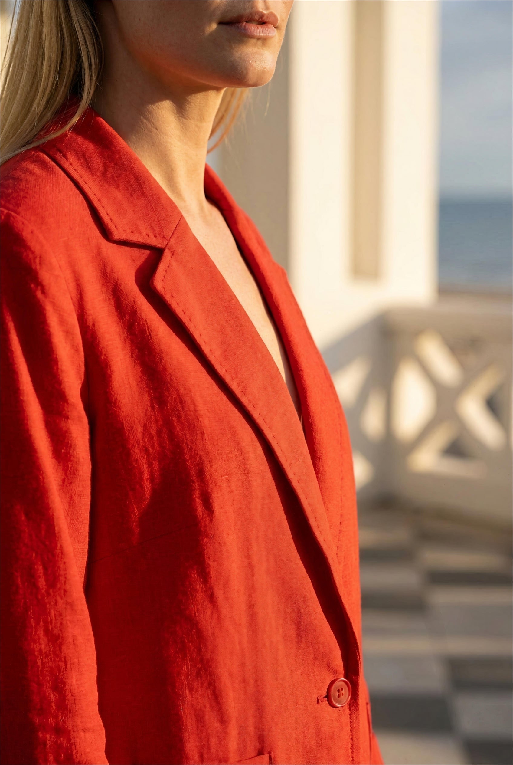 VESTE ANGELA ROUGE - YCOO Veste