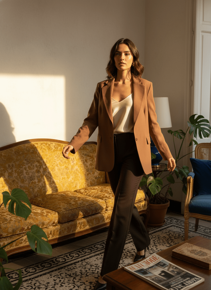 Veste Vianney TABAC - OPULLENCE Veste