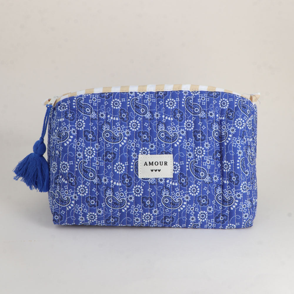 Estuche grande - bonitos motivos y AMOR con 3 corazones