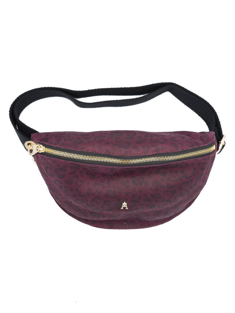 Banane Smile Souple LEO PRUNE - CRAIE Sac à main pour femme