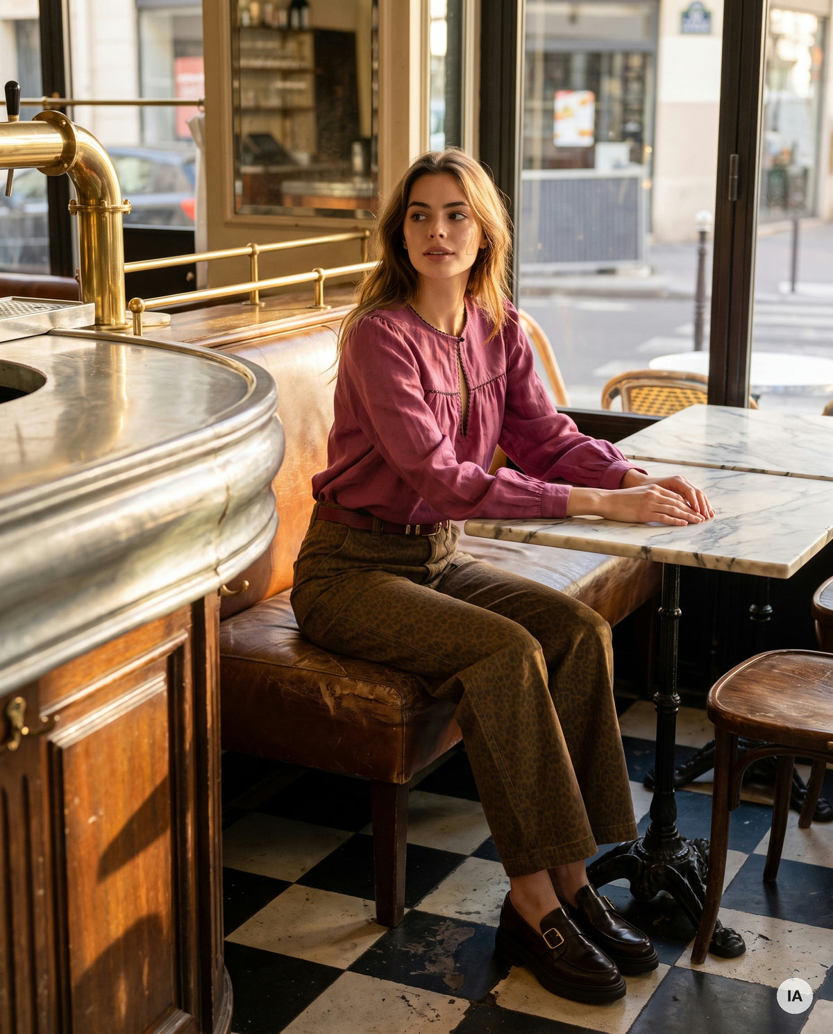 BLOUSE ALEXA - THE KORNER BLOUSE — Image générée par IA