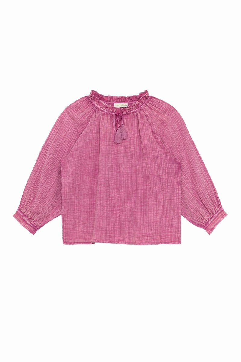 BLOUSE BRISKA FRAMBOISE - LA PETITE ETOILE TOP